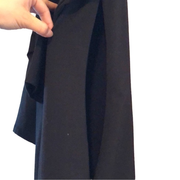 WHITE HOUSE|BLACK MARKET, BLACK FITTED, MINI DRESS. 3/4 SLEEVE. SIZE S - Picture 6 of 7